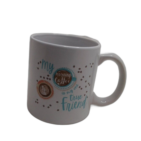 Royal Norfolk Vintage Morning Coffee Is My One True Friend Ceramic Stoneware Mug - Picture 9 of 9